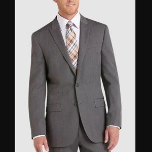 Egara Medium Gray Slim Fit Suit Jacket - 38